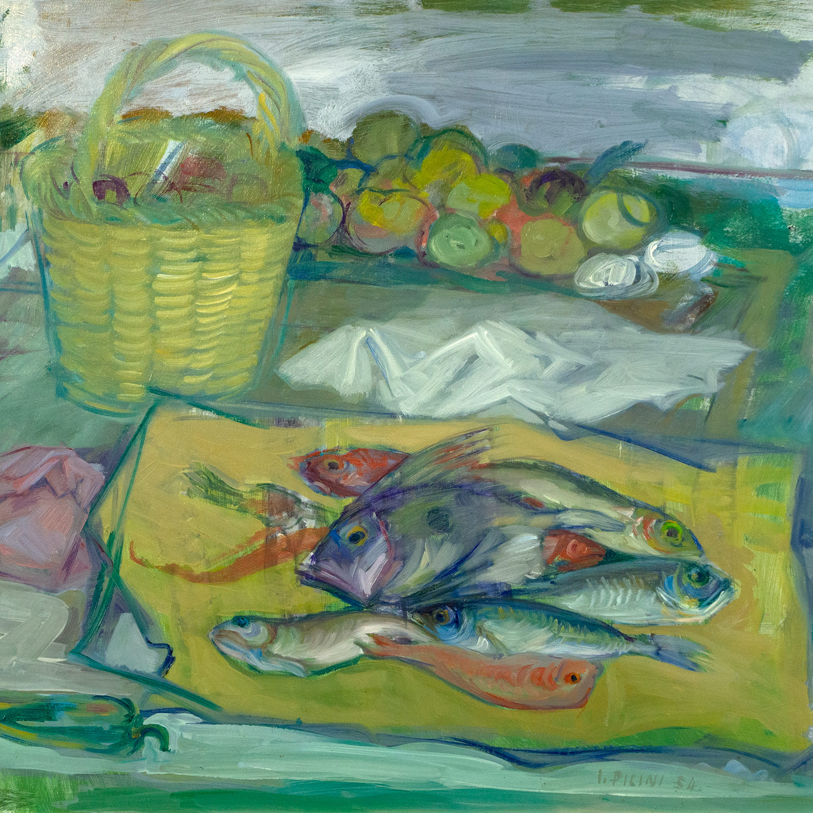 Natura Morta con Pesci